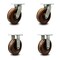 Service Caster 8 Inch Heavy Duty High Temp Phenolic Wheel Caster Swivel 2 Rigid, 4PK SCC-KP92S830-PHRHT-2-R-2 - alternate 1